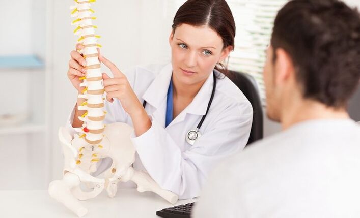Para prescrever tratamento para osteocondrose cervical, você deve consultar um médico